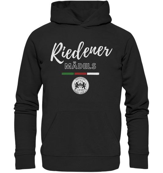 Riedener Mädels wappen - Organic Basic Hoodie