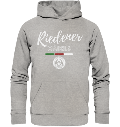 Riedener Mädels wappen - Organic Basic Hoodie